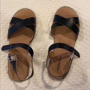 Tucker and Tate Girls Black Sandals from Nordstrom